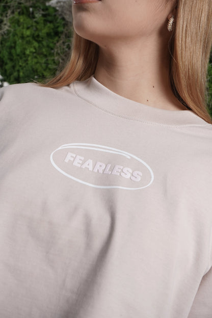 Controversy Crop Fearless Beige