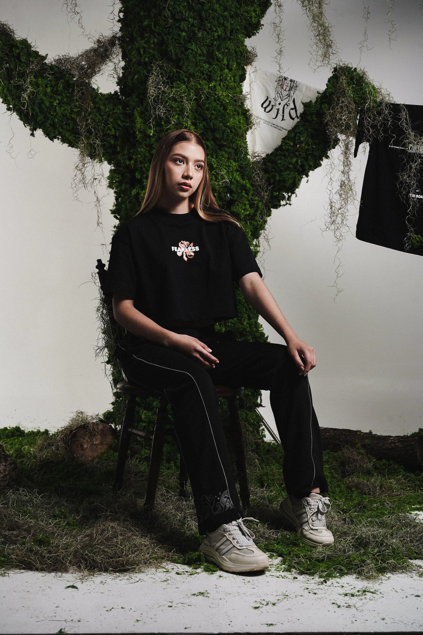 Controversy Crop Fearless Black