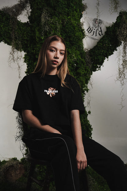 Controversy Crop Fearless Black